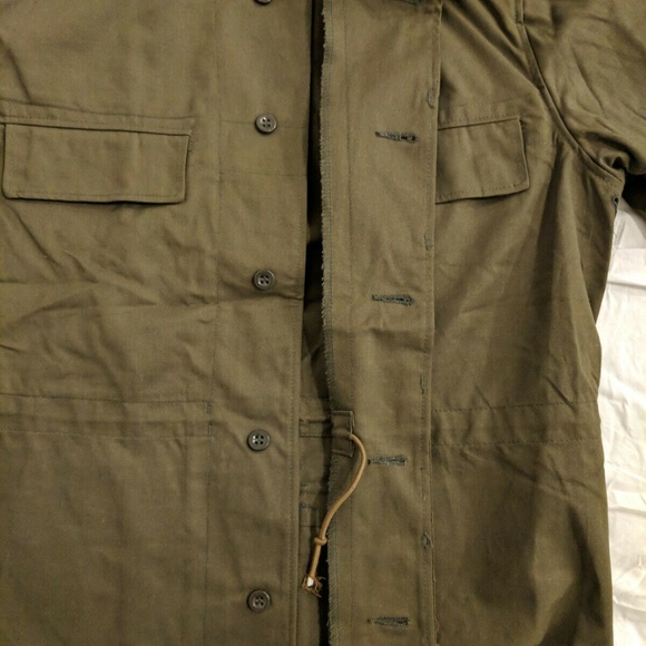 XL MENS M-85 CZECH REPUBLIC CZECHOSLOVAKIAN OZKN PRESOV OG MILITARY FIELD JACKET - Picture 8 of 10